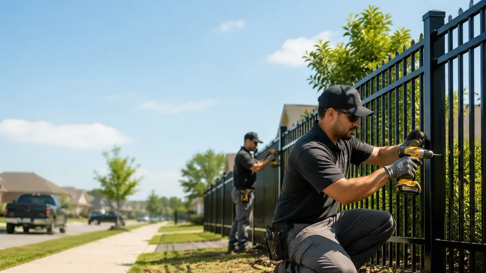 Metal Fence Installation in Aurora, WV
